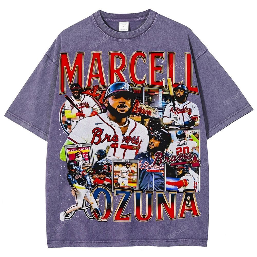 Unisex-Adult Ultra Cotton Washed T-Shirt Graphic MARCELL OZUNA TEE