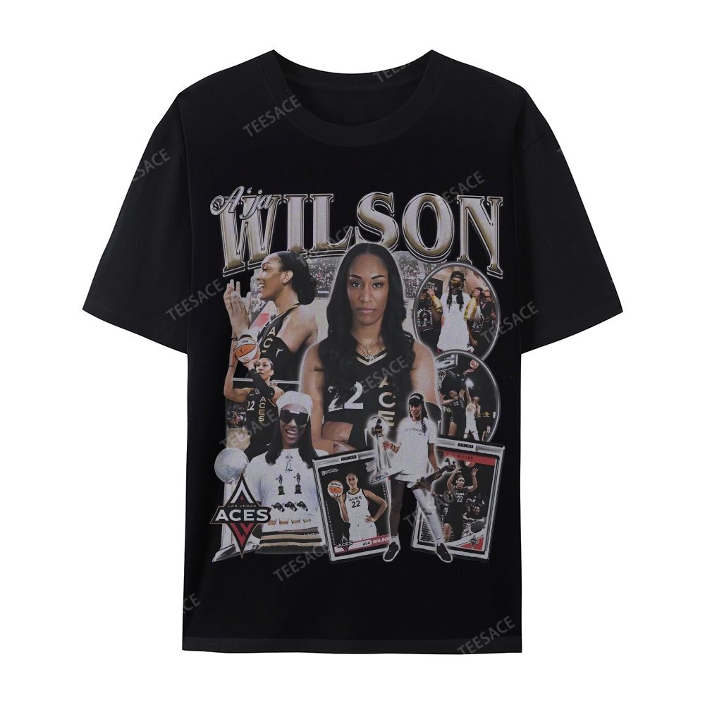 A'JA WILSON Casual Short Sleeve T-Shirt  