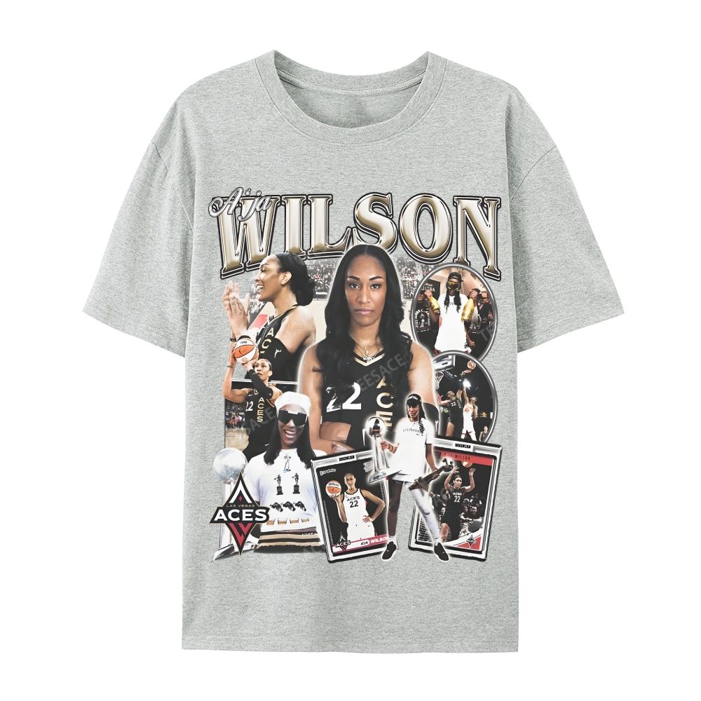 A'JA WILSON Casual Short Sleeve T-Shirt  