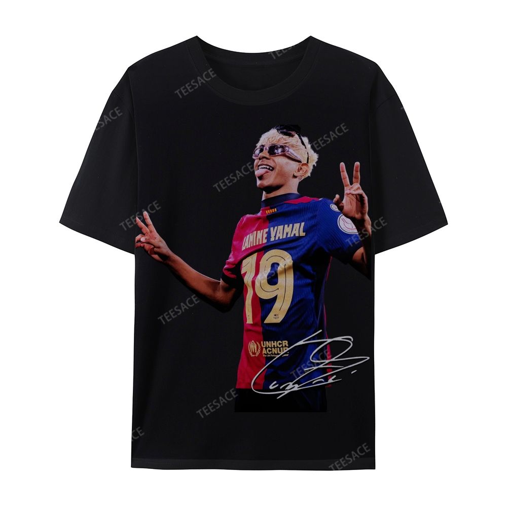 LAMINE YAMAL 2025 Tee  Casual Short Sleeve T-Shirt  
