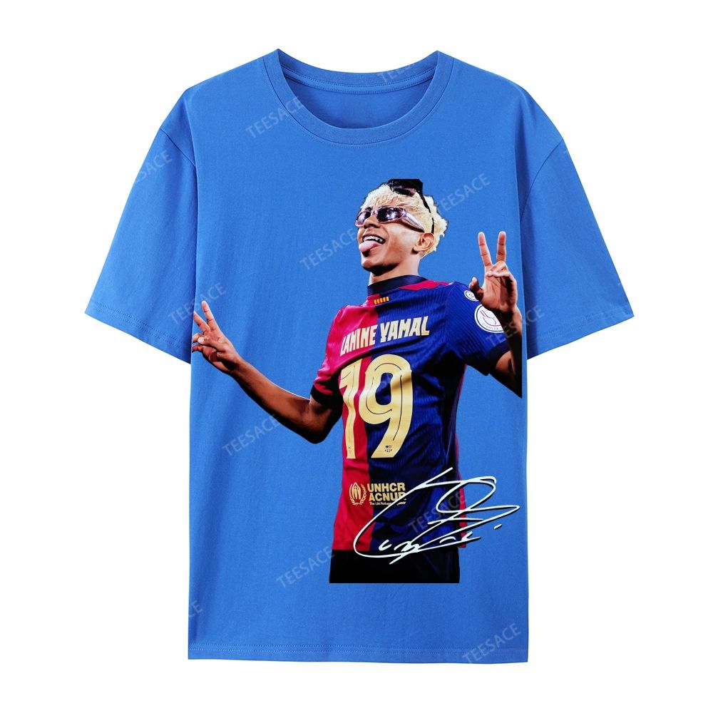 LAMINE YAMAL 2025 Tee  Casual Short Sleeve T-Shirt  