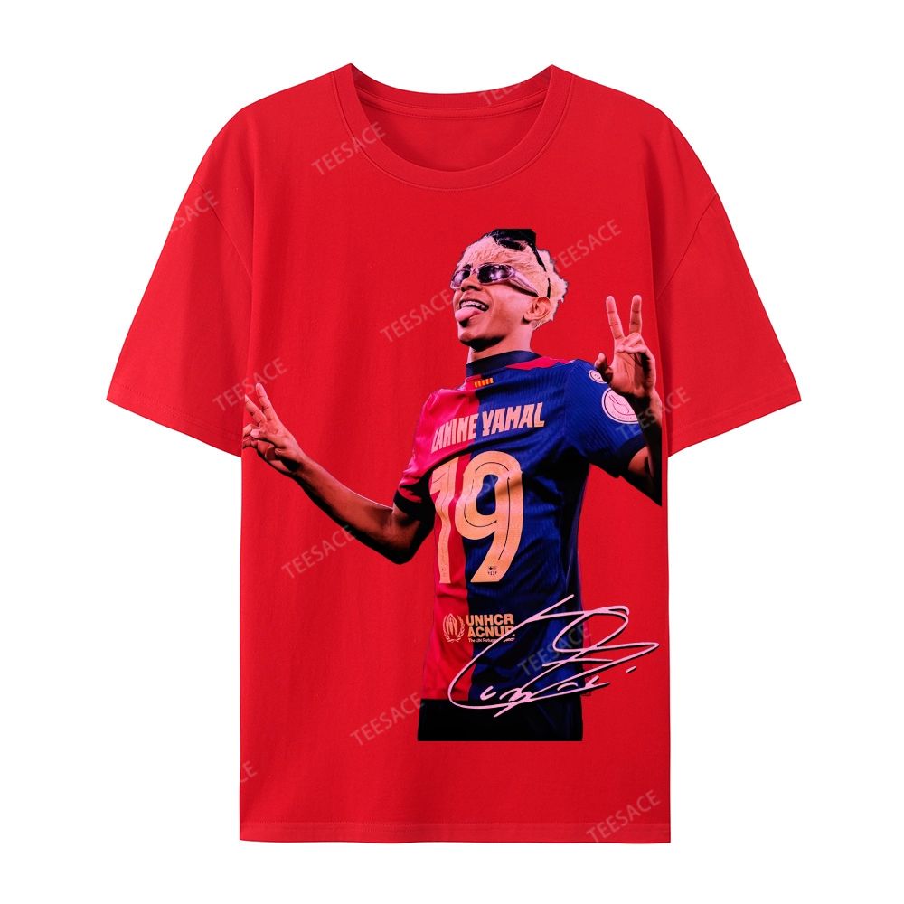 LAMINE YAMAL 2025 Tee  Casual Short Sleeve T-Shirt  