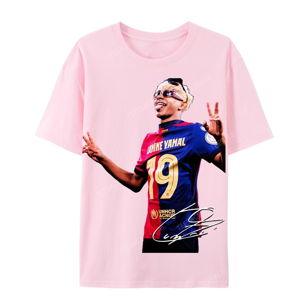 LAMINE YAMAL 2025 Tee  Casual Short Sleeve T-Shirt  