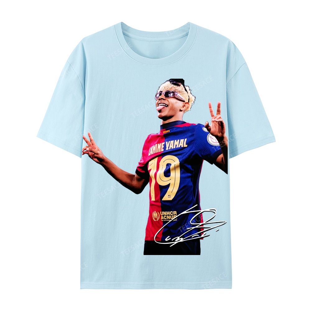 LAMINE YAMAL 2025 Tee  Casual Short Sleeve T-Shirt  