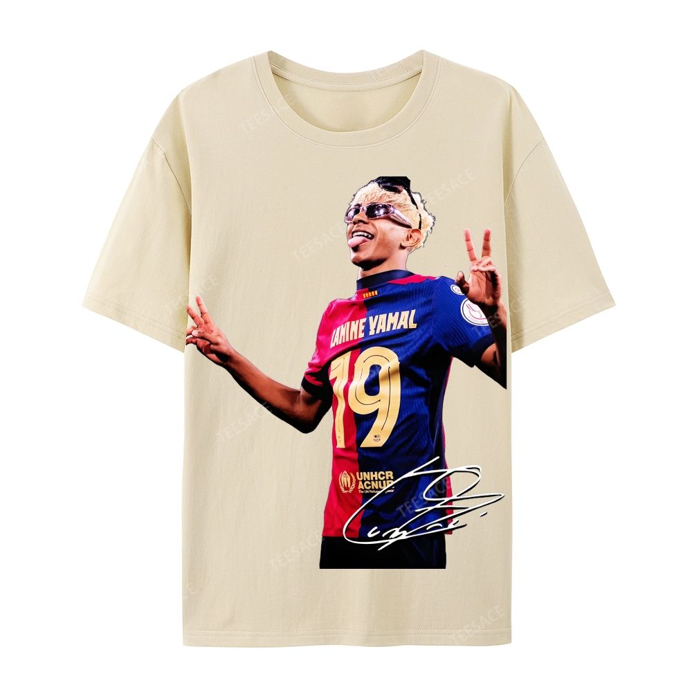 LAMINE YAMAL 2025 Tee  Casual Short Sleeve T-Shirt  