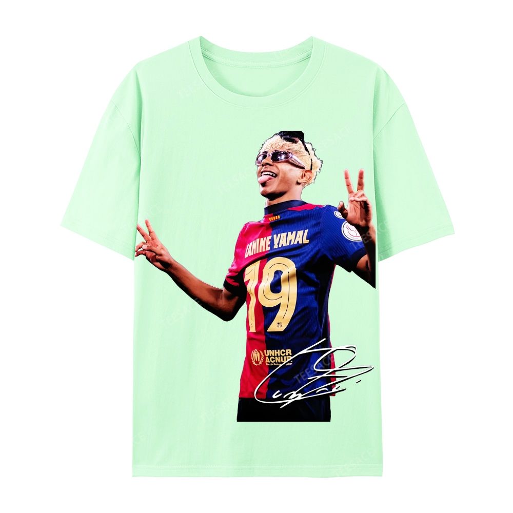 LAMINE YAMAL 2025 Tee  Casual Short Sleeve T-Shirt  