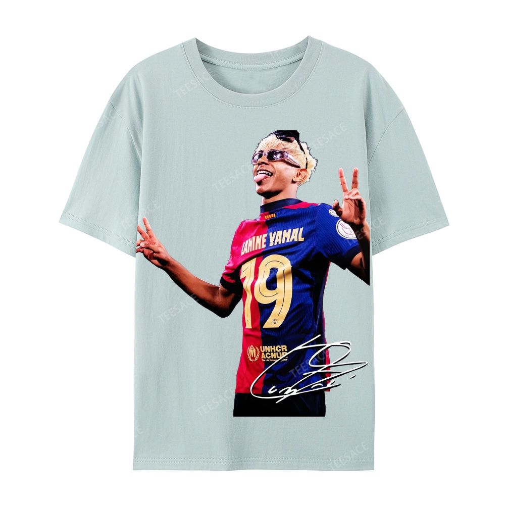 LAMINE YAMAL 2025 Tee  Casual Short Sleeve T-Shirt  