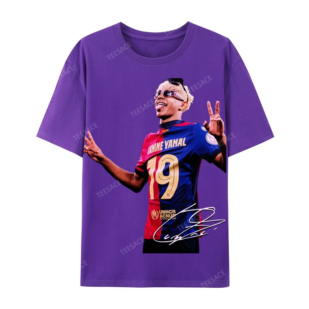 LAMINE YAMAL 2025 Tee  Casual Short Sleeve T-Shirt  