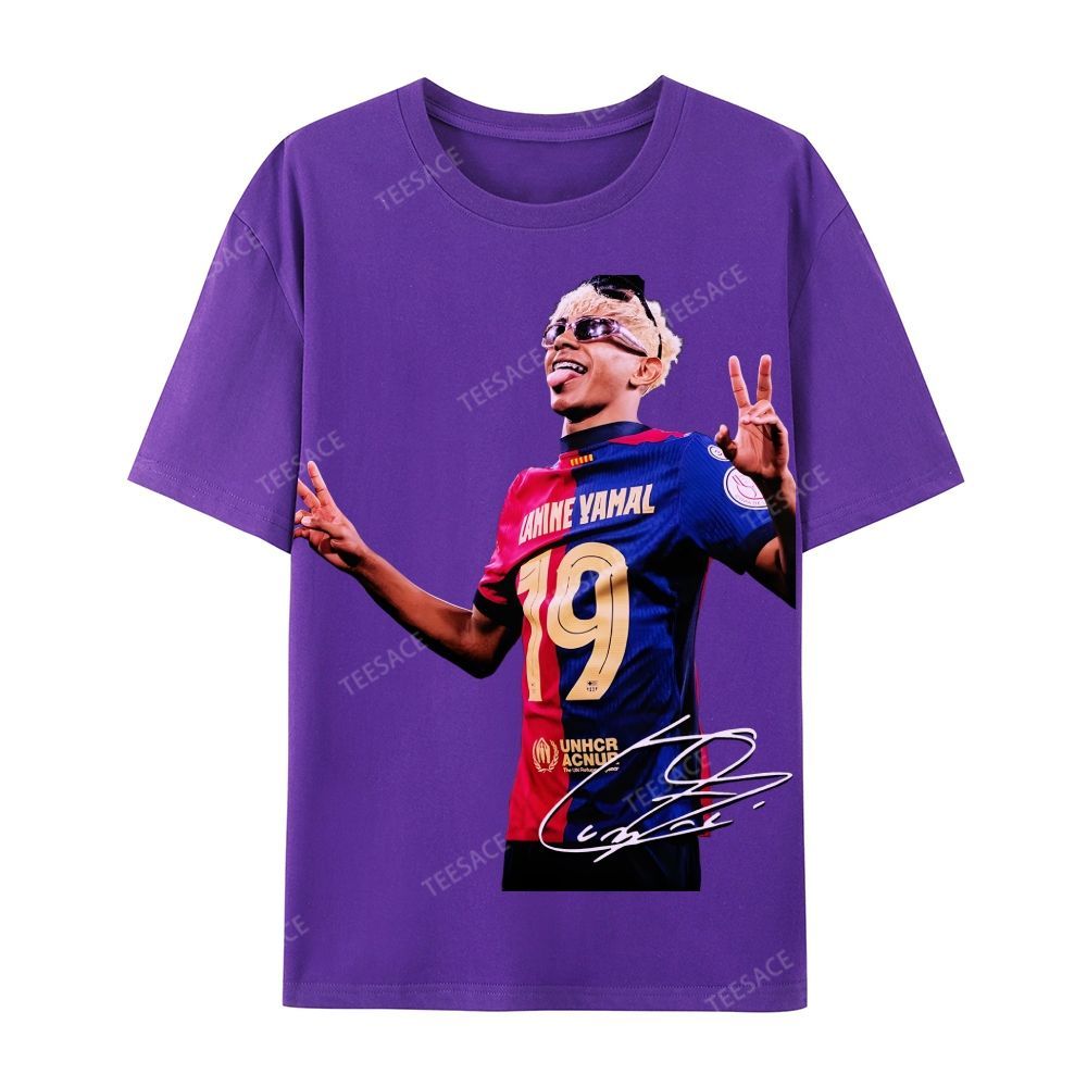 LAMINE YAMAL 2025 Tee  Casual Short Sleeve T-Shirt  