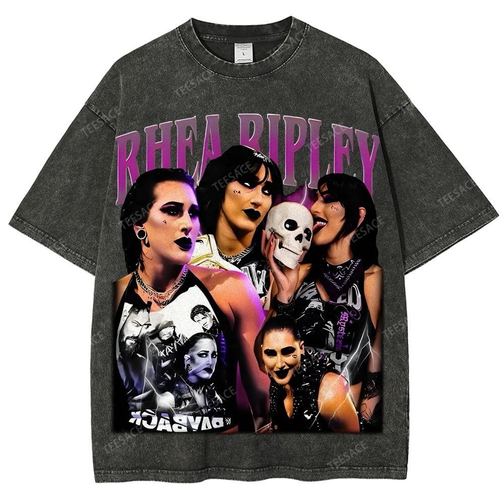 Unisex-Adult Ultra Cotton Washed T-Shirt Graphic RHEA RIPLEY TEE