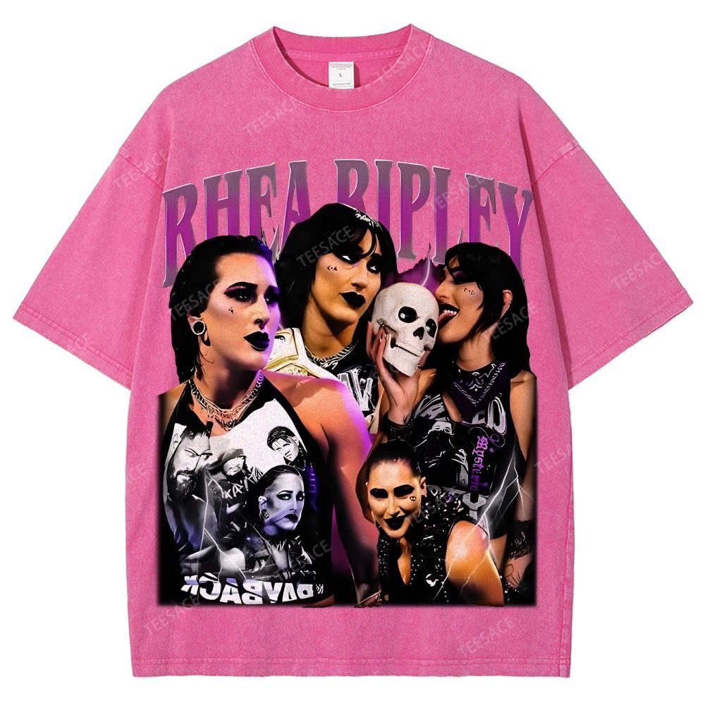 Unisex-Adult Ultra Cotton Washed T-Shirt Graphic RHEA RIPLEY TEE