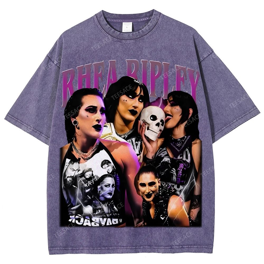 Unisex-Adult Ultra Cotton Washed T-Shirt Graphic RHEA RIPLEY TEE