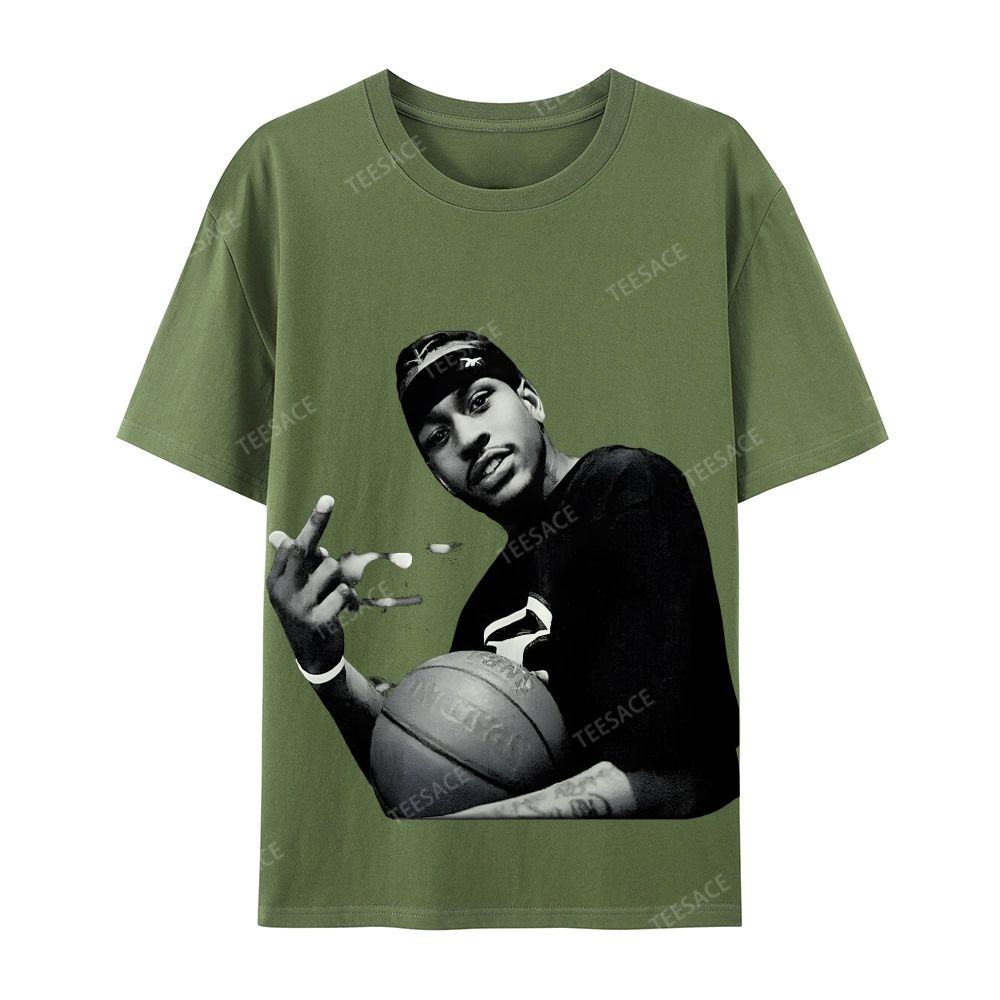 ALLEN IVERSON Tee  Casual Short Sleeve T-Shirt  