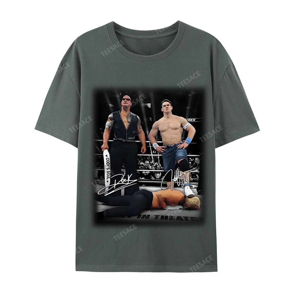 Dwayne Johnson Tee Casual Short Sleeve T-Shirt  