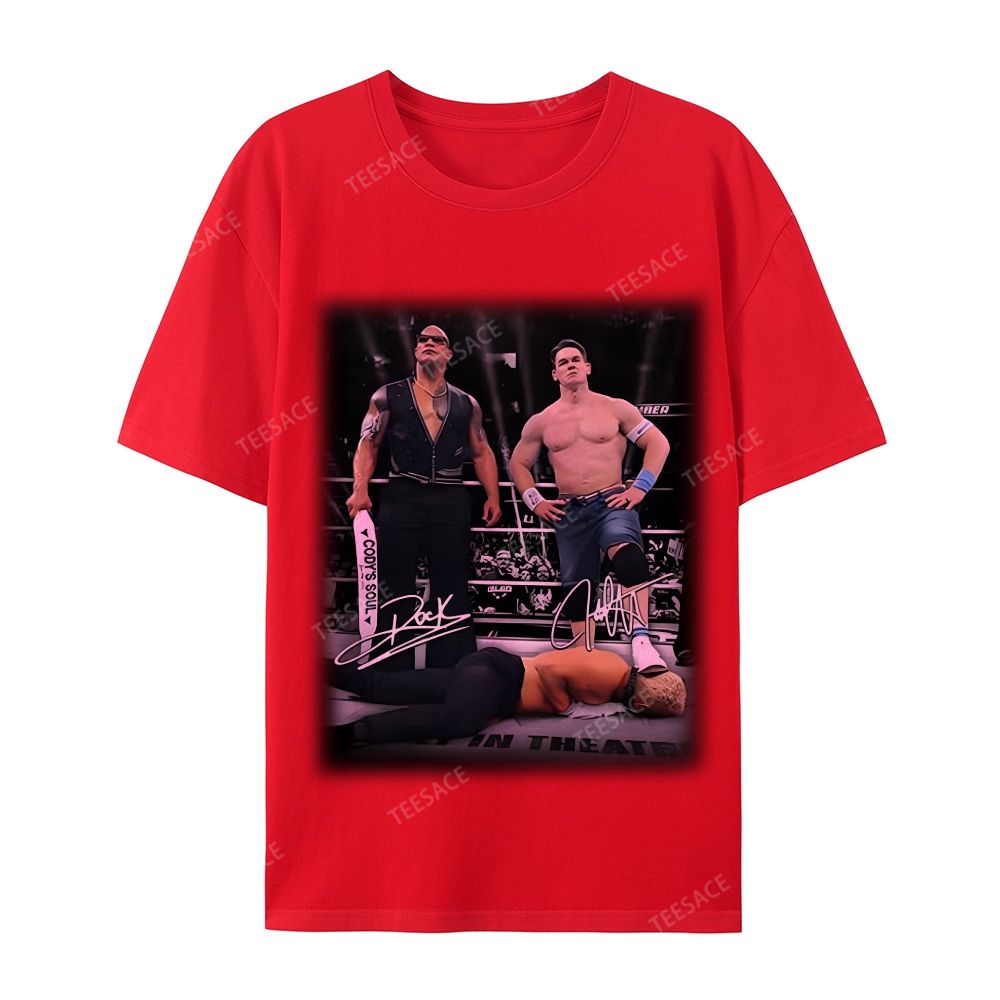 Dwayne Johnson Tee Casual Short Sleeve T-Shirt  
