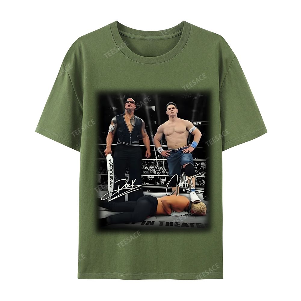 Dwayne Johnson Tee Casual Short Sleeve T-Shirt  
