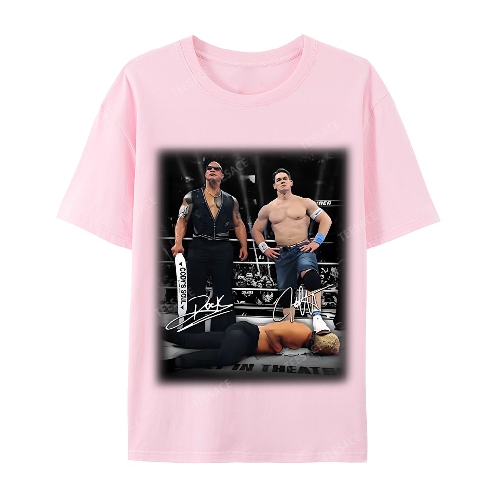 Dwayne Johnson Tee Casual Short Sleeve T-Shirt  