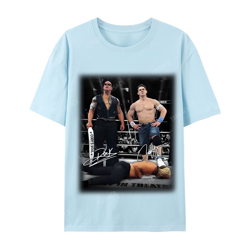 Dwayne Johnson Tee Casual Short Sleeve T-Shirt  