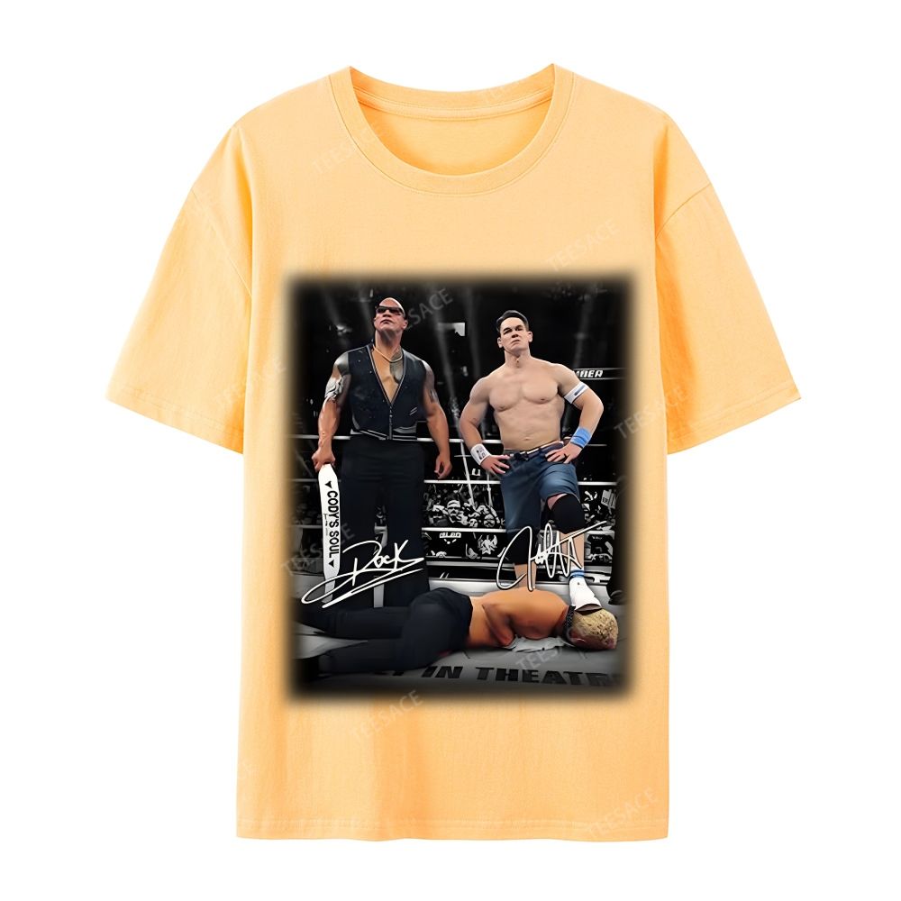 Dwayne Johnson Tee Casual Short Sleeve T-Shirt  