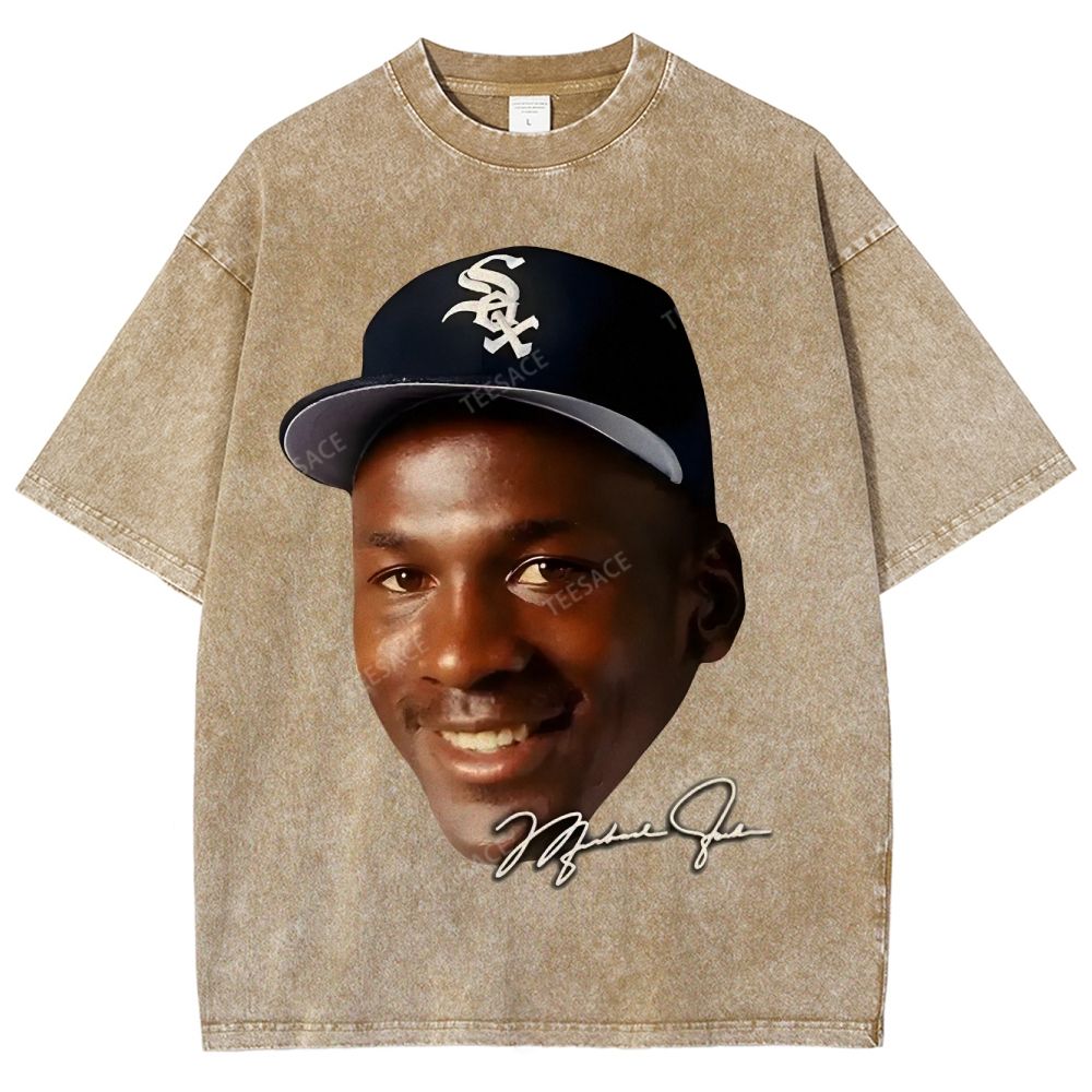 MICHAEL JORDAN Unisex Fit Washed T-Shirt 