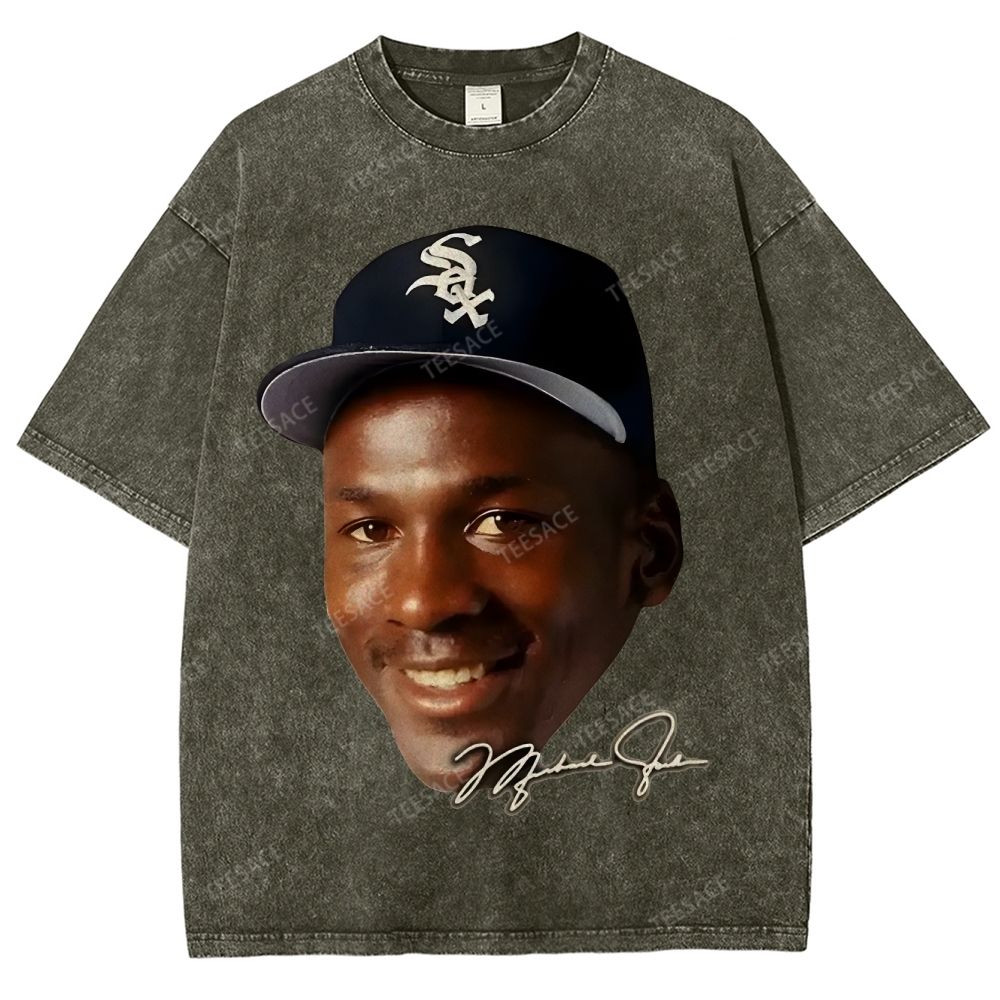 MICHAEL JORDAN Unisex Fit Washed T-Shirt 