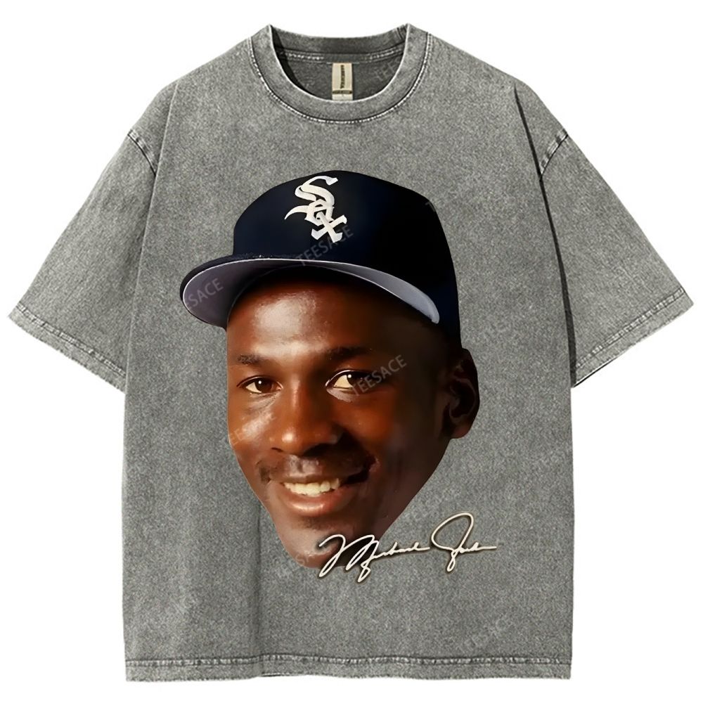 MICHAEL JORDAN Unisex Fit Washed T-Shirt 