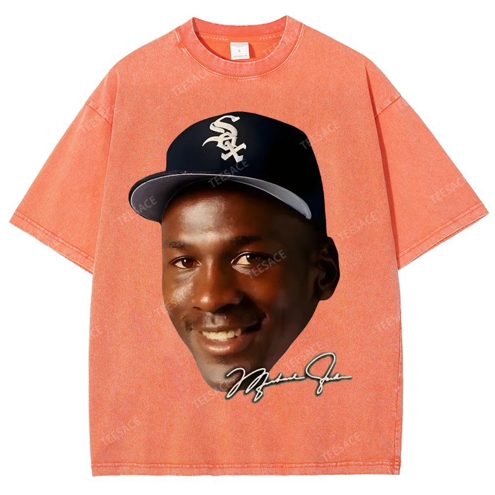 MICHAEL JORDAN Unisex Fit Washed T-Shirt 