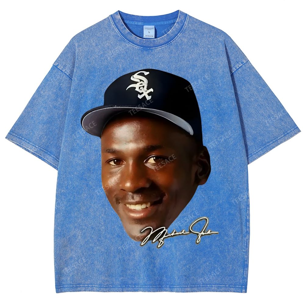MICHAEL JORDAN Unisex Fit Washed T-Shirt 