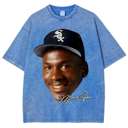 MICHAEL JORDAN Unisex Fit Washed T-Shirt 