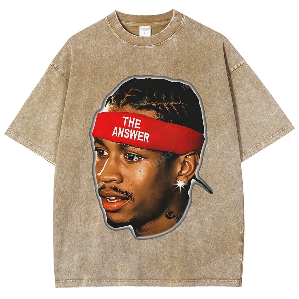 VINTAGE TEE  THE ANSWER& ALLEN IVERSON& AI