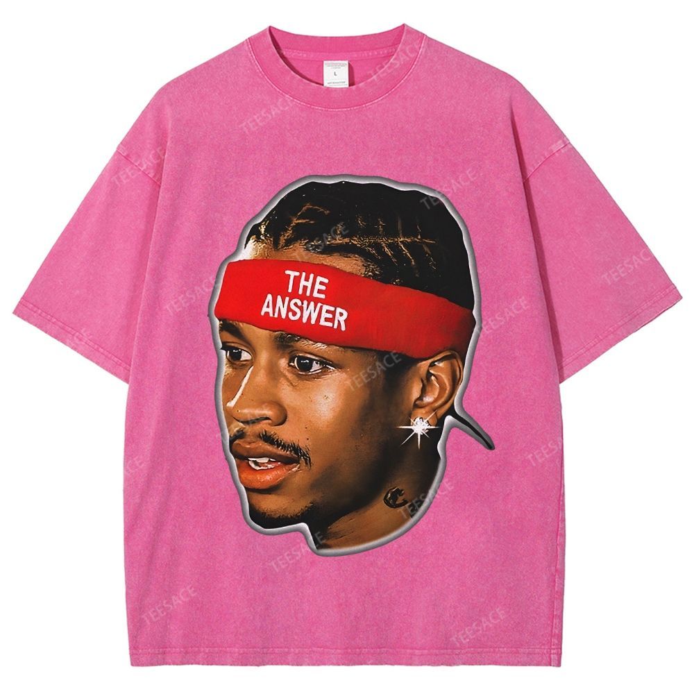 VINTAGE TEE  THE ANSWER& ALLEN IVERSON& AI