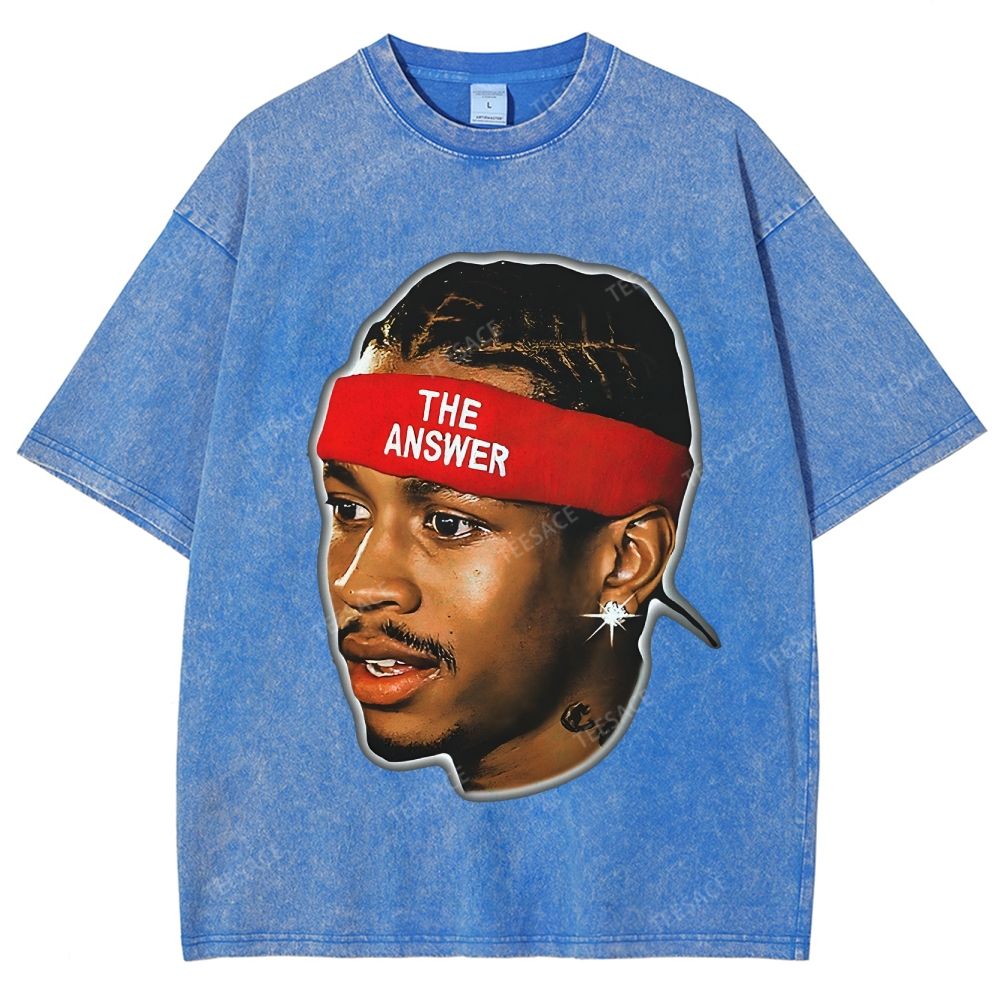 VINTAGE TEE  THE ANSWER& ALLEN IVERSON& AI