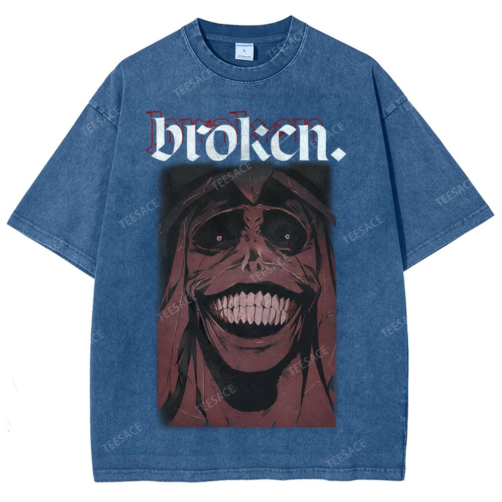 Solo Leveling Broken Unisex Fit Washed T-Shirt  