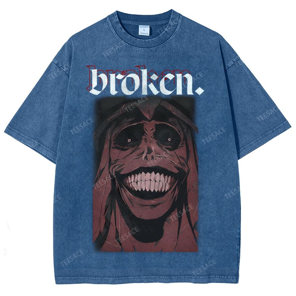 Solo Leveling Broken Unisex Fit Washed T-Shirt  