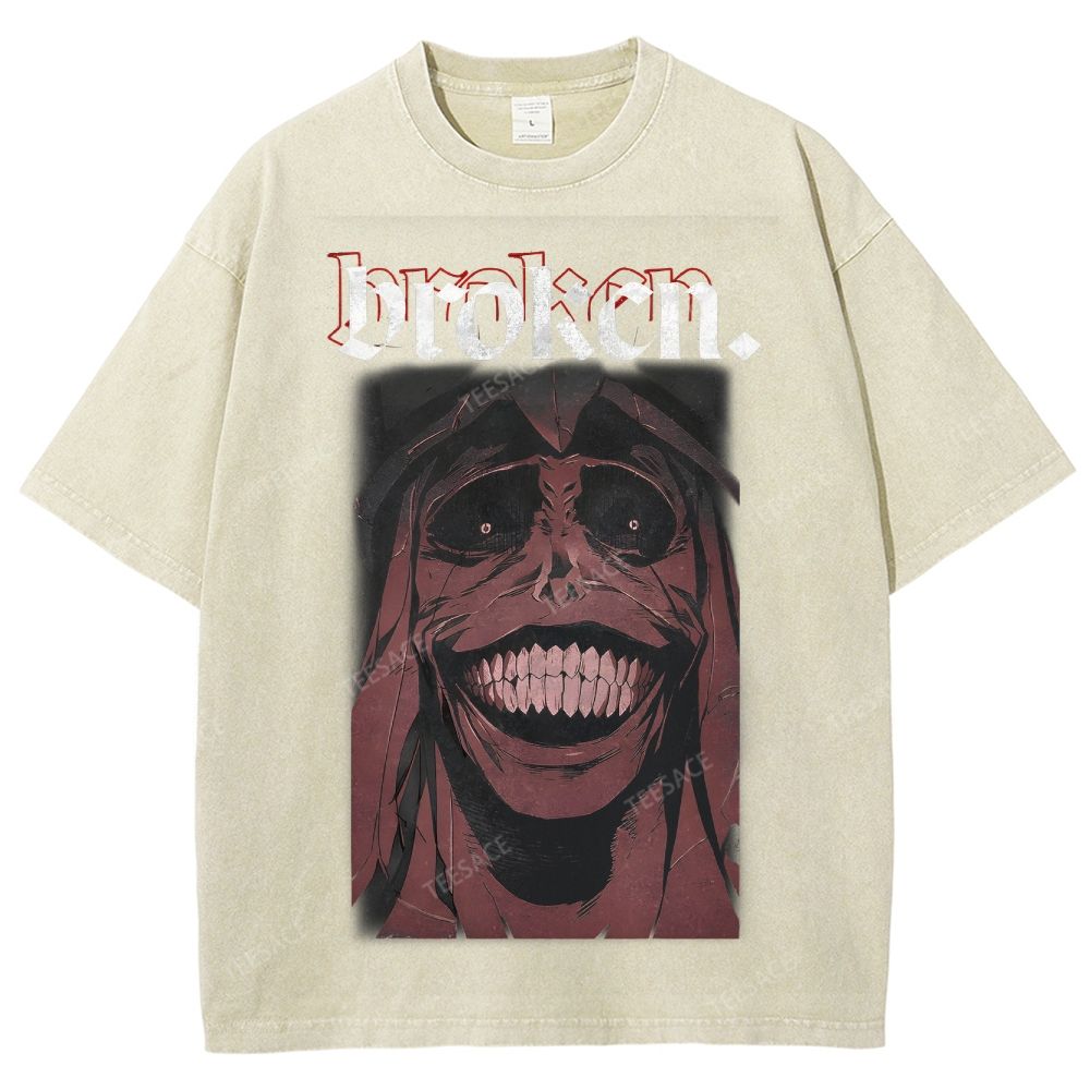 Solo Leveling Broken Unisex Fit Washed T-Shirt  