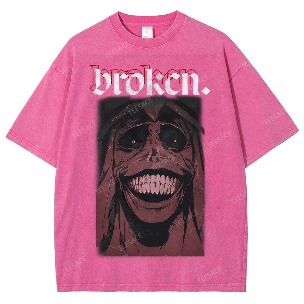 Solo Leveling Broken Unisex Fit Washed T-Shirt  