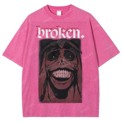 Solo Leveling Broken Unisex Fit Washed T-Shirt  