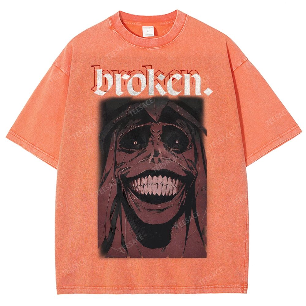 Solo Leveling Broken Unisex Fit Washed T-Shirt  