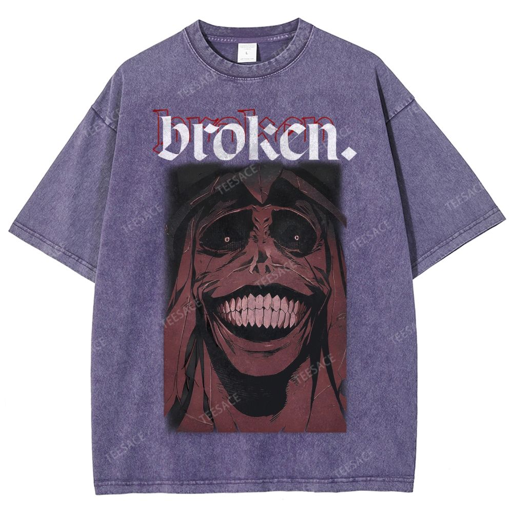 Solo Leveling Broken Unisex Fit Washed T-Shirt  