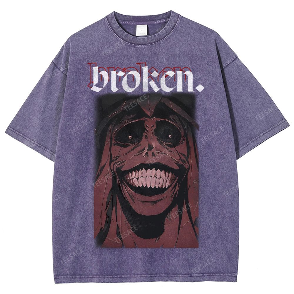 Solo Leveling Broken Unisex Fit Washed T-Shirt  