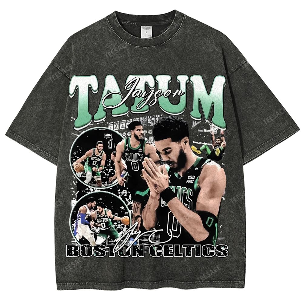 JAYSON TATUM TEE Unisex Fit Washed T-Shirt 
