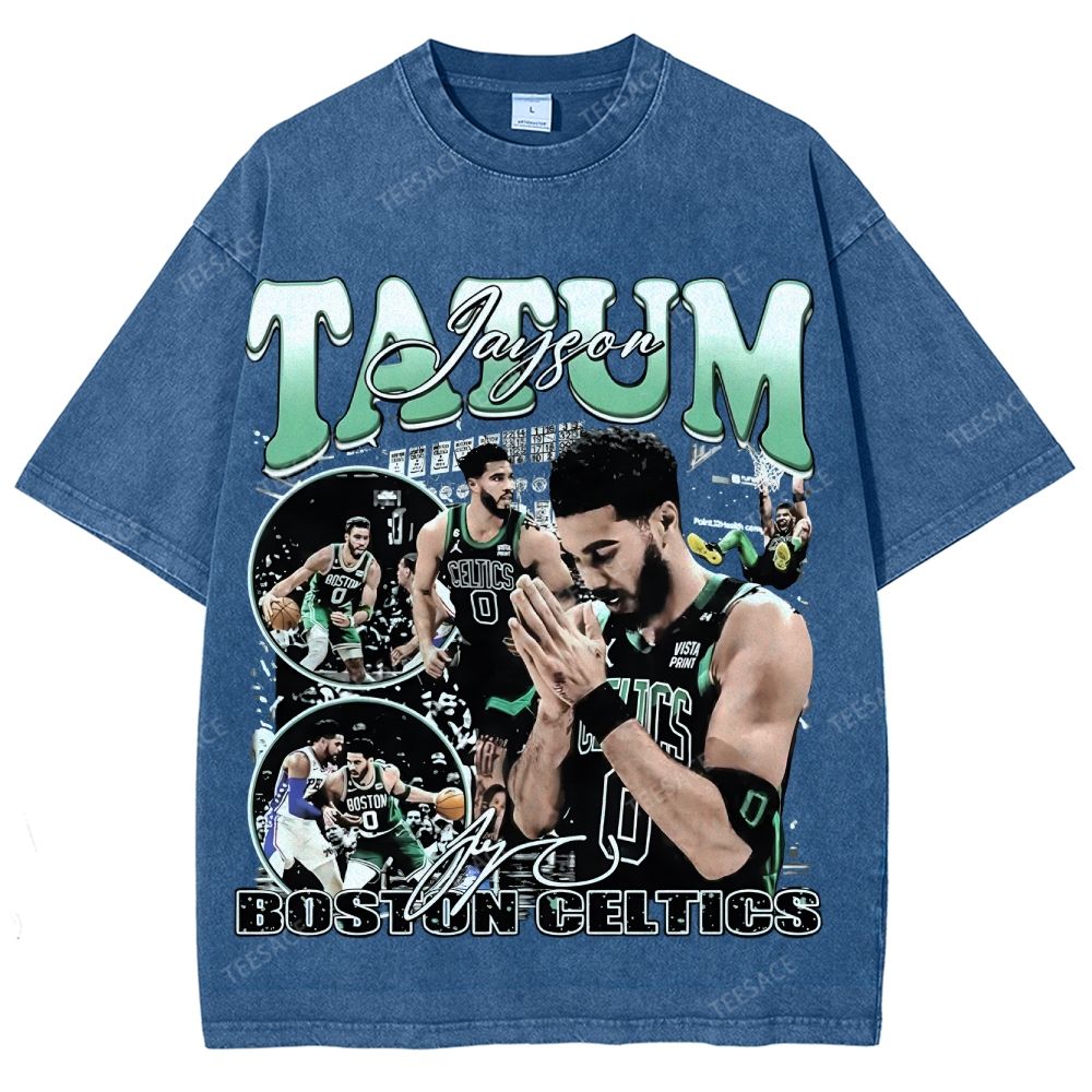 JAYSON TATUM TEE Unisex Fit Washed T-Shirt 