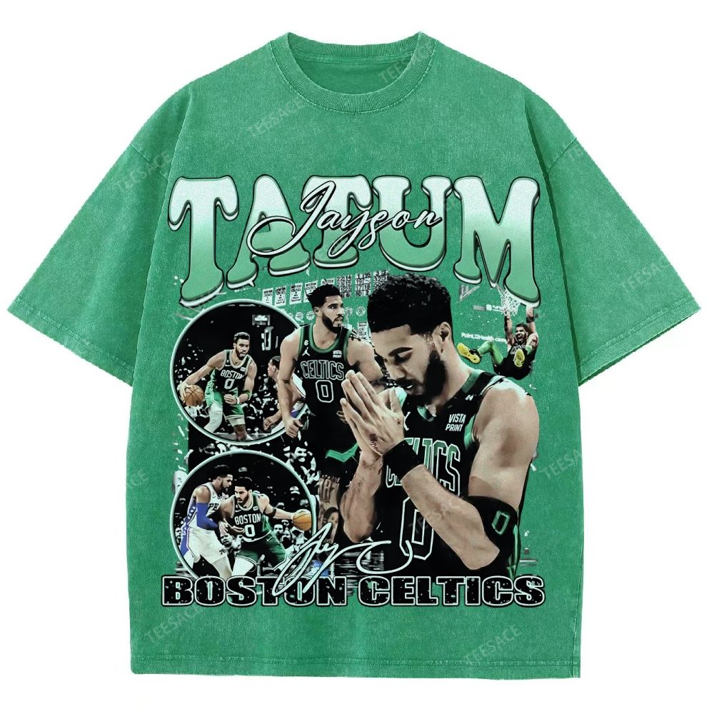 JAYSON TATUM TEE Unisex Fit Washed T-Shirt 