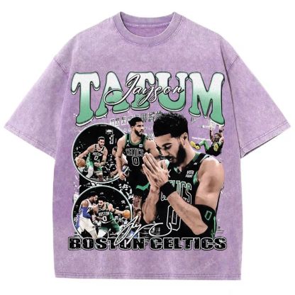 JAYSON TATUM TEE Unisex Fit Washed T-Shirt 