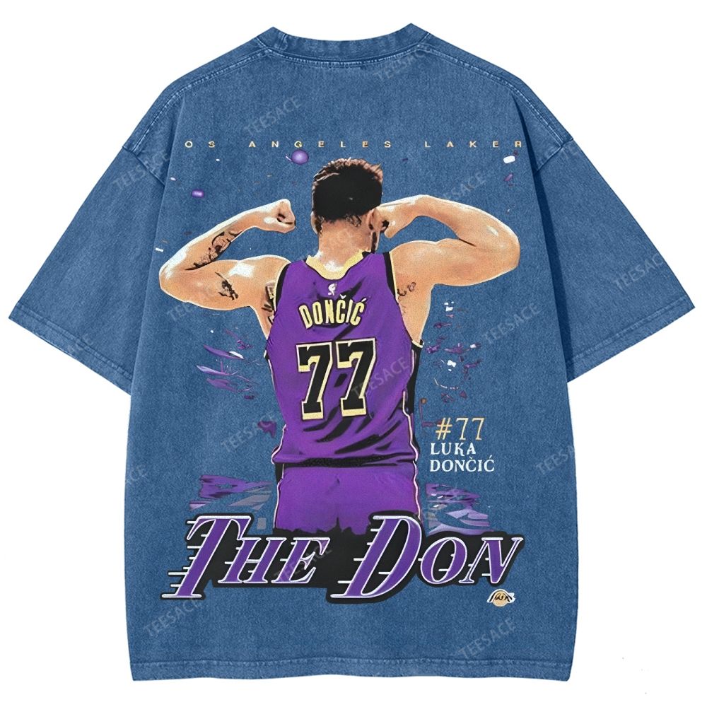 LUKA DONCIC Unisex Fit Washed T-Shirt 2505011321