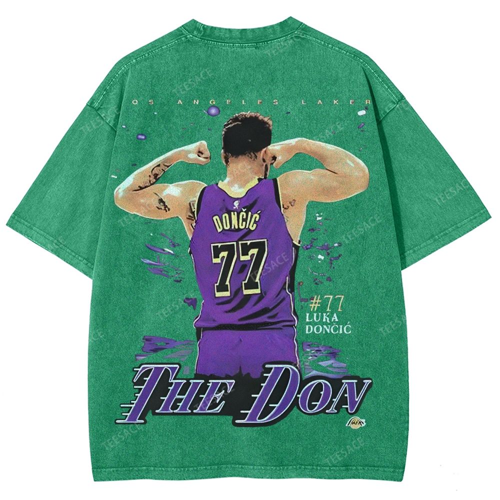 LUKA DONCIC Unisex Fit Washed T-Shirt 2505011321