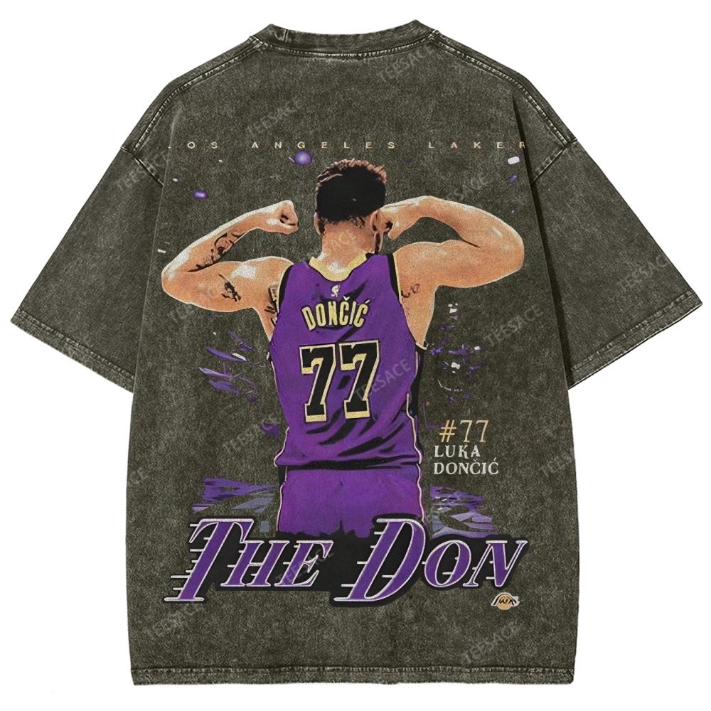 LUKA DONCIC Unisex Fit Washed T-Shirt 2505011321