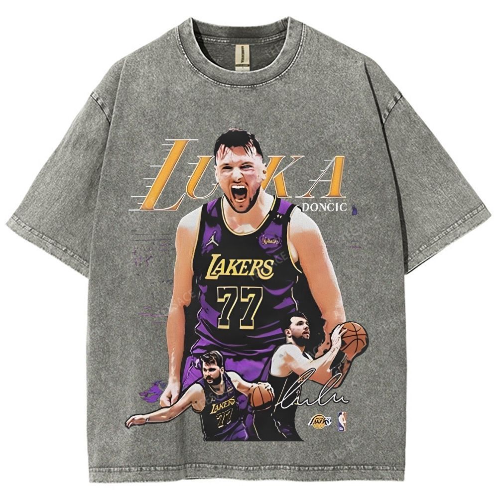 LUKA DONCIC Unisex Fit Washed T-Shirt 2505011321