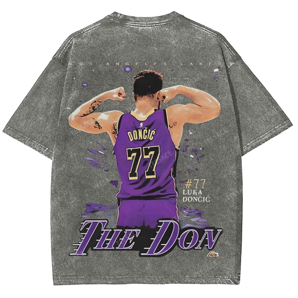 LUKA DONCIC Unisex Fit Washed T-Shirt 2505011321
