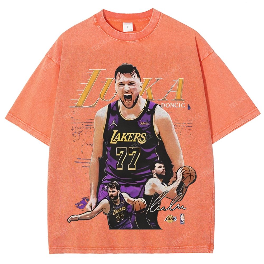 LUKA DONCIC Unisex Fit Washed T-Shirt 2505011321